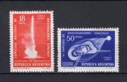 Delcampe - ARGENTINIE Yt. PA106/107 MH Luchtpost 1965 - Luftpost