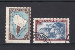 Delcampe - ARGENTINIE Yt. 454/455° Gestempeld 1945-1948 - Gebraucht