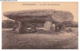 Delcampe - CAR-AEAP4-0267-56 - LOCMARIAQUER - La Table Des Marchands - Locmariaquer