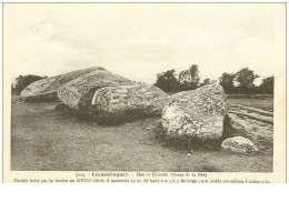 Delcampe - 56.LOCMARIAQUER.n°10454.MEN ER KROECHT.PIERRE DE LA FEE.MENHIR BRISE PAR LA FOUDRE..... - Locmariaquer