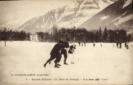 Delcampe - CPA Sports D'hiver Un Debut De Patinage Franche Comte - Eiskunstlauf