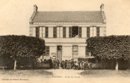 Delcampe - - PERTHES (77) - La Sortie De L'Ecole  (animée)  -25135- - Perthes