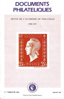 Delcampe - ACADÉMIE DE PHILATÉLIE DOCUMENTS PHILATÉLIQUES + Sommaire N° 126 - Francese