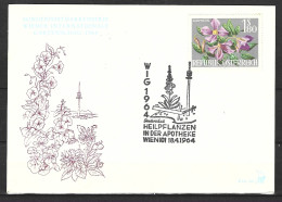 Delcampe - AUTRICHE. Carte Commémorative De 1964. Les Plantes Médicinales En Pharmacie. - Plantas Medicinales