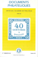 Delcampe - ACADÉMIE DE PHILATÉLIE DOCUMENTS PHILATÉLIQUES + Sommaire N° 128 - Francese