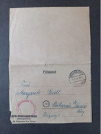 Delcampe - Feldpost & Heeresdokument Afrika-Abteilung – Deutsches Reich, Stahnsdorf /251110/ - Historical Documents