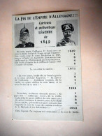 Delcampe - CPA LA FIN DE L EMPIRE D ALLEMAGNE CURIEUSE ET AUTHENTIQUE LEGENDE DE 1849 - Heimat