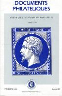 Delcampe - ACADÉMIE DE PHILATÉLIE DOCUMENTS PHILATÉLIQUES + Sommaire N° 138 - Francese