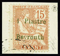 Delcampe - Obl N°27 1 Pi. S. 15 C. Vermillon, Obl., TB - Otros & Sin Clasificación