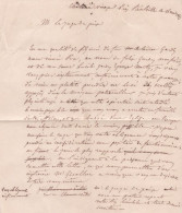 Delcampe - 1835 - Lettre D'un Prêtre Au Juge De Paix Pour Qu'il Lève Les Scellés Sur La Maison Paternelle - Chateauvieux, Tarn Et G - Manuscrits