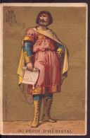 Delcampe - Chromo Personnage Historique " Pépin D'Héristal " - Autres & Non Classés