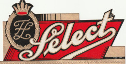 Delcampe - Etiquette   D  -   99   Cigar Label   , Sigaren , Sigarenbanden  ,  Vitolas ,  Cigar Box Label - Etiquettes