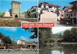 Delcampe - Carte Postale - 64 - Ascain - Multivues - Train - Flamme Postale De Espelette - CPM - Voir Scans Recto-Verso - Poscard - - Ascain