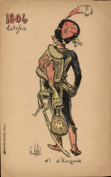 Delcampe - CPA Fantaisie Illustrateur Vallet 1804 4eme Hussards Militaria - Vallet, L.