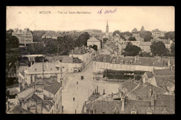 Delcampe - 77 - MELUN - VUE SUR ST-BARTHELEMY - Melun