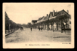 Delcampe - 77 - MELUN - AVENUE THIERS - Melun