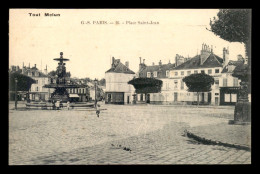 Delcampe - 77 - MELUN - PLACE ST-JEAN - Melun