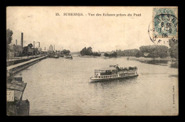Delcampe - 92 - SURESNES - VUE DES ECLUSE PRISE DU PONT - Suresnes