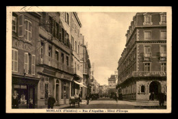 Delcampe - 29 - MORLAIX - RUE D'AIGUILLON - HOTEL D'EUROPE - Morlaix