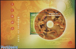 Delcampe - Macao 2000 Jade Art S/s, Mint NH, Art - Art & Antique Objects - Ungebraucht