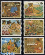 Delcampe - Tokelau Islands 1990 Handicrafts 6v, Mint NH, Art - Handicrafts - Tokelau