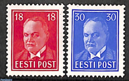Delcampe - Estonia 1939 Definitives 2v, Unused (hinged) - Estonia