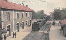 Delcampe - SCEAUX (Hauts-de-Seine) - Le Chemin De Fer - Passage Du Train - Tirage Couleurs - Sceaux
