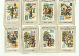 Delcampe - Chocolat ANTOINE Bruxelles 8 Chromos:  Facteur - La Poste - Autres & Non Classés