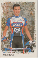 Delcampe - MICHELE BARTOLI     Cartoncino Originale         Formato 10,5x15 Cm  Circa - Ciclismo