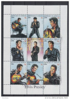 Delcampe - SENEGALannée 1998  - BF Oblitéré YT N°1286/94 Elvis Presley - Senegal (1960-...)