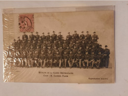 Delcampe - CPA , Militaire – Musique De La Garde Républicaine – Chef M. Gabriel - Musik