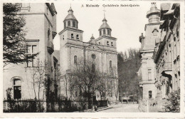 Delcampe - Malmédy -- Cathédrale Saint - Quirin. (2 Scans) - Malmedy