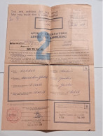 Delcampe - Militaria.Avis D Affectation Soldat Militaire De Gosselies Charleroi.Mons.Noyau Mobilisateur Caserne Ath.1959. - Documents