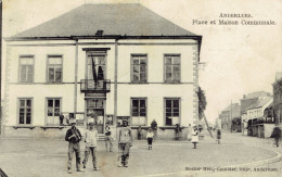 Delcampe - Anderlues Place Et Maison Communale - Anderlues
