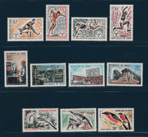 Delcampe - NIGER N°  165 à 168, 186 à 189, 190 à 192 ** MNH Neufs Sans Charnière, TB (D0573) Sports, Oiseaux, Divers - 1965-67 - Niger (1960-...)