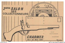 Delcampe - ARWP14-0964-SALON-EXPOSITION - 2eme Salon De Collectionneurs - Charmes 30-31 Mai 1981 - Ausstellungen