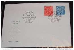 Delcampe - EUROPA CEPT-FDC - SVIZZERA-SWITZERLAND-HELVETIA - 1964 - FDC
