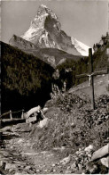 Delcampe - Zermatt - Wanderweg Am Fusse Des Matterhorns (350) - Zermatt