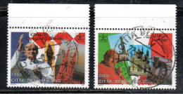 Delcampe - CITTÀ DEL VATICANO VATICAN VATIKAN 1995 I VIAGGI DEL PAPA POPE TRAVELS SERIE COMPLETA COMPLETE SET USATA USED OBLITERE' - Oblitérés