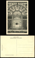 Delcampe - India Br Old Postcard Delhi The Fort Scales Of Justice In Audience Hall Interior - Inde