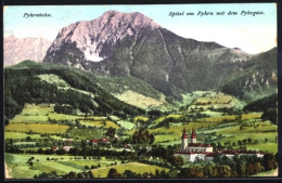 Delcampe - AK Spital Am Pyhrn, Ort Mit Kirche Und Pyhrgass - Sonstige & Ohne Zuordnung