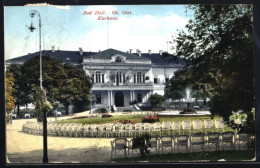 Delcampe - AK Bad Hall /Ob. Oest., Kurhaus Mit Anlage - Sonstige & Ohne Zuordnung