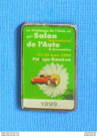Delcampe - 1 PIN'S //  ** 69ème SALON INTERNATIONAL DE L'AUTO + ACCESSOIRES / GENÈVE 1999 / PALEXPO ** . (E.C.S. P.O.BOX BERNEX-GE) - Other & Unclassified
