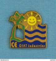 Delcampe - 1 PIN'S //  ** C.E. / GIAT INDUSTRIE ** . (ArCAP€A Paris 1992) - Other & Unclassified