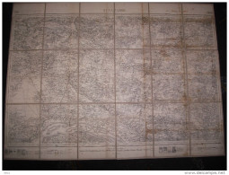 Delcampe - Carte Entoilée état-major De Saint-nazaire N°104 Service Géographique De L'armée - Mapas/Atlas