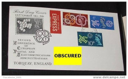 Delcampe - EUROPA CEPT-FDC-FIRST DAY COVER - INGHILTERRA-ENGLAND-U.K. - 1961 - 1952-1971 Dezimalausgaben (Vorläufer)