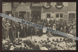 Delcampe - 55 - STENAY - INAUGURATION DU MONUMENT AUX MORTS - DISCOURS DE MR POINCARE - CARTE PHOTO ORIGINALE - Stenay