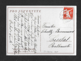 Delcampe - 1932 PRO JUVENTUTE KARTE ► Hedwig Spörri-Dolder / SBK-161 Einladung - Lettres & Documents