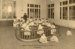 Delcampe - 0725 - Creche Laique Du Quartier De La Gare, Rue Baptiste Renard - Paris (13)