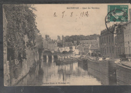 Delcampe - Batellerie - 59 - MAUBEUGE - Quai Des Nerviens - Maubeuge